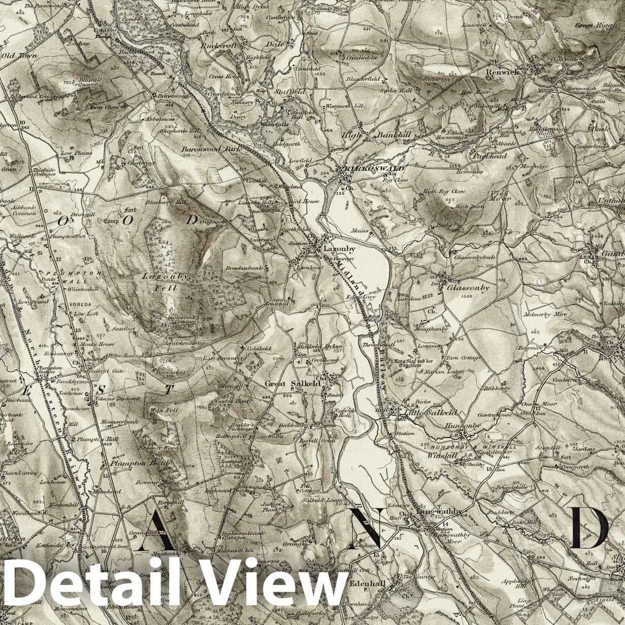 Historic Map : 24 Penrith (Hills) 1897 - Vintage Wall Art