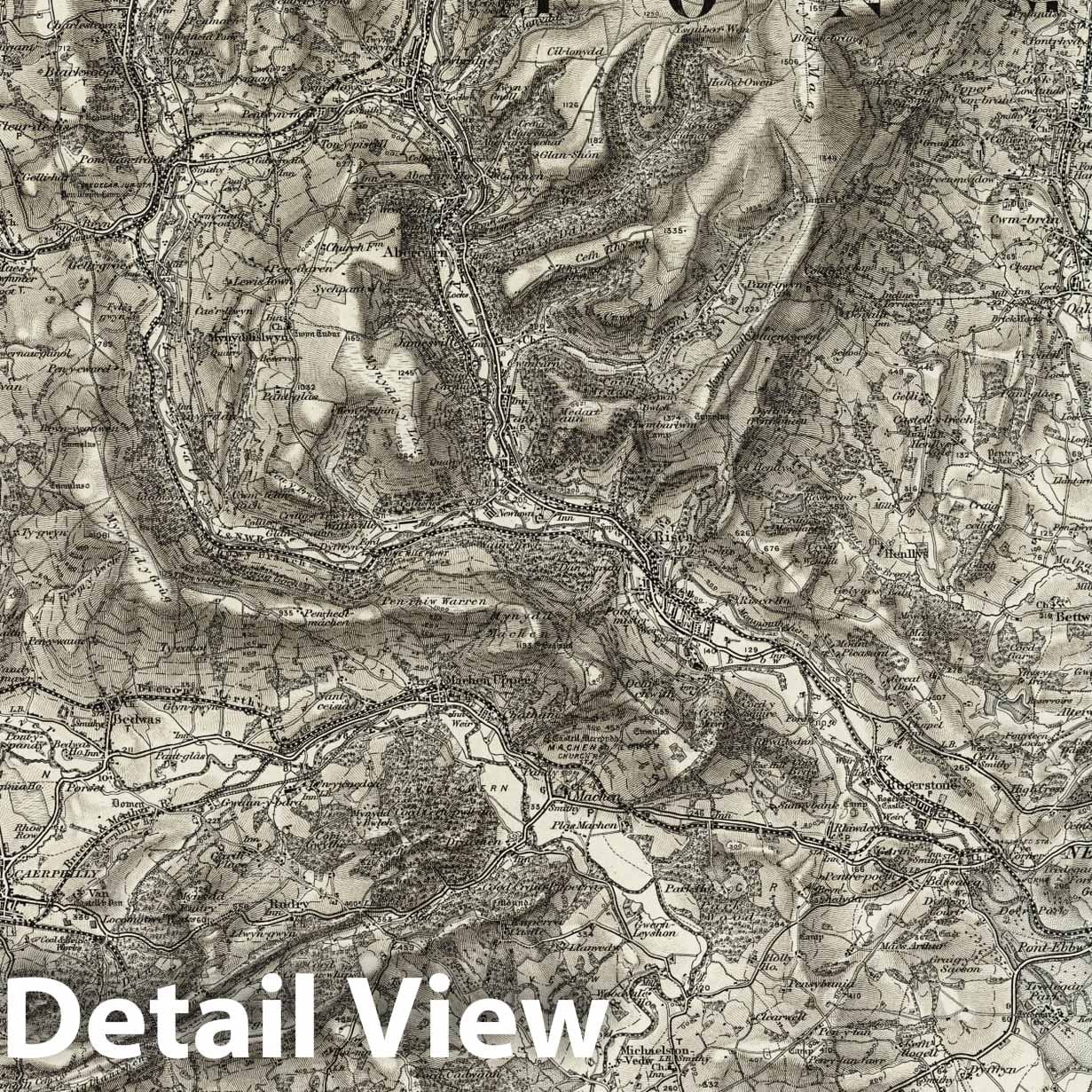 Newport - Survey Map, 1906 - Ordnance Survey Topographic Map Print