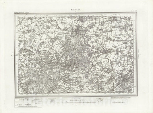 Historic Map : 269 Windsor 1896 - Vintage Wall Art