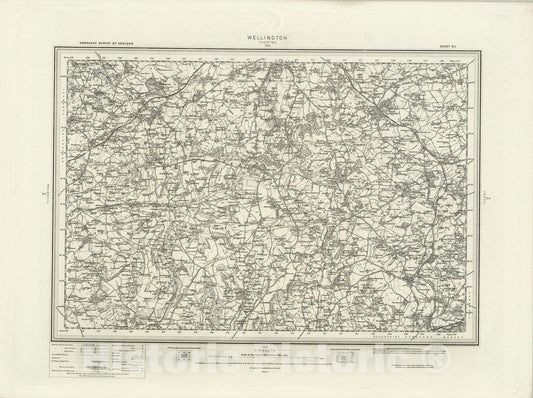 Historic Map : 311 Wellington 1898 - Vintage Wall Art