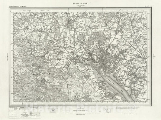 Historic Map - 315 Southampton 1895 - Vintage Wall Art