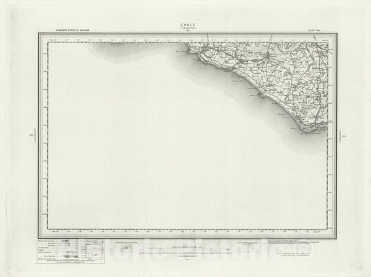 Historic Map : 344 Chale 1895 - Vintage Wall Art