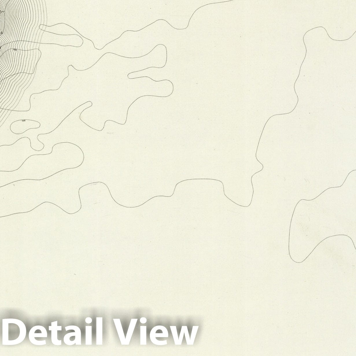 Ventnor - Survey Map, 1895 - Ordnance Survey Topographic Map Print