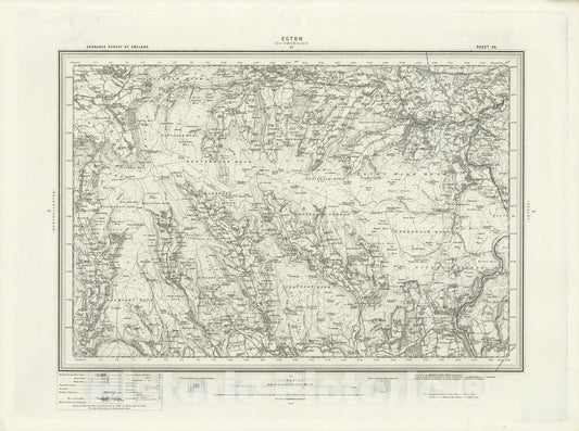 Historic Map : 43 Egton 1898 - Vintage Wall Art