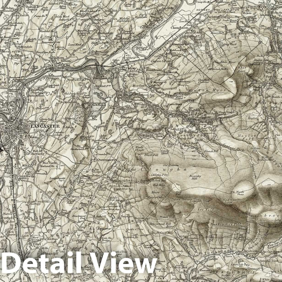 Historic Map : 59 Lancaster (Hills) 1898 - Vintage Wall Art – Historic ...