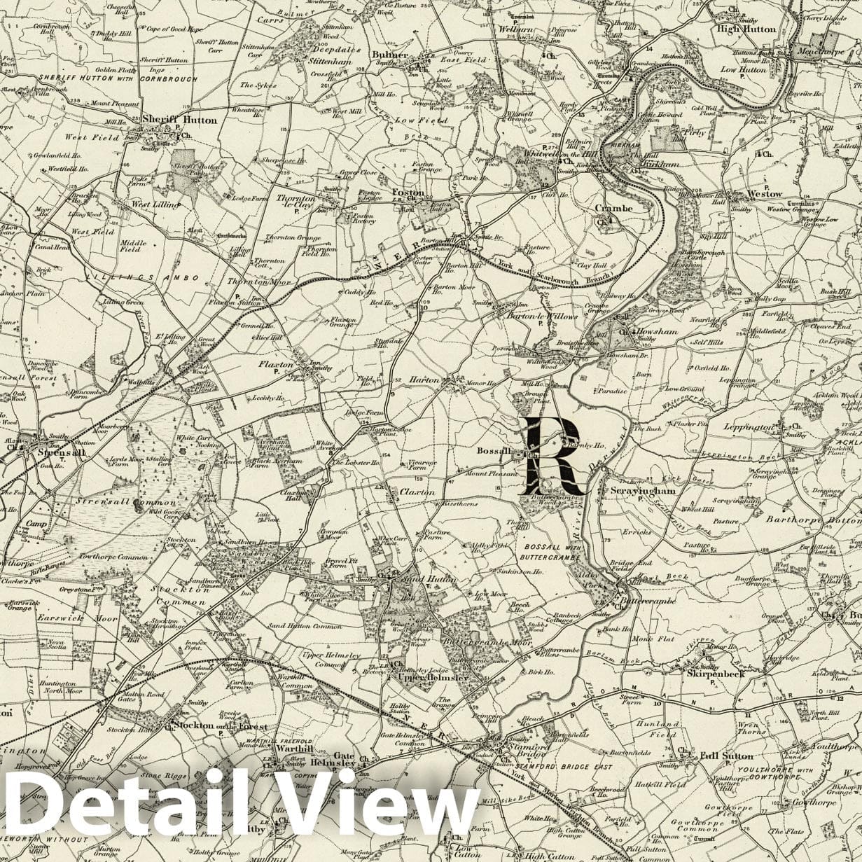 York - Survey Map, 1898 - Ordnance Survey England