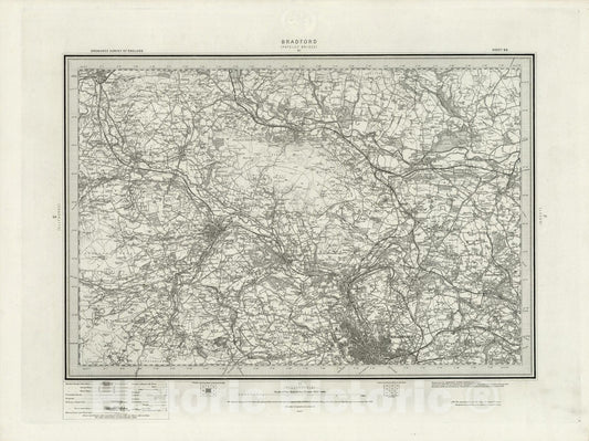 Historic Map : 69 Bradford 1899 - Vintage Wall Art