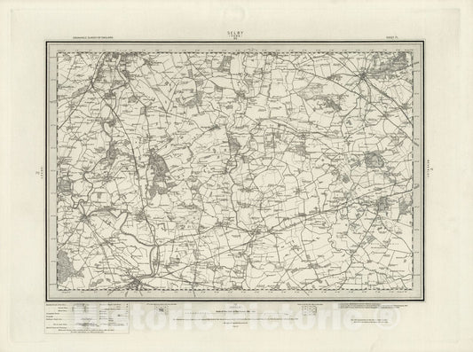 Historic Map : 71 Selby 1898 - Vintage Wall Art