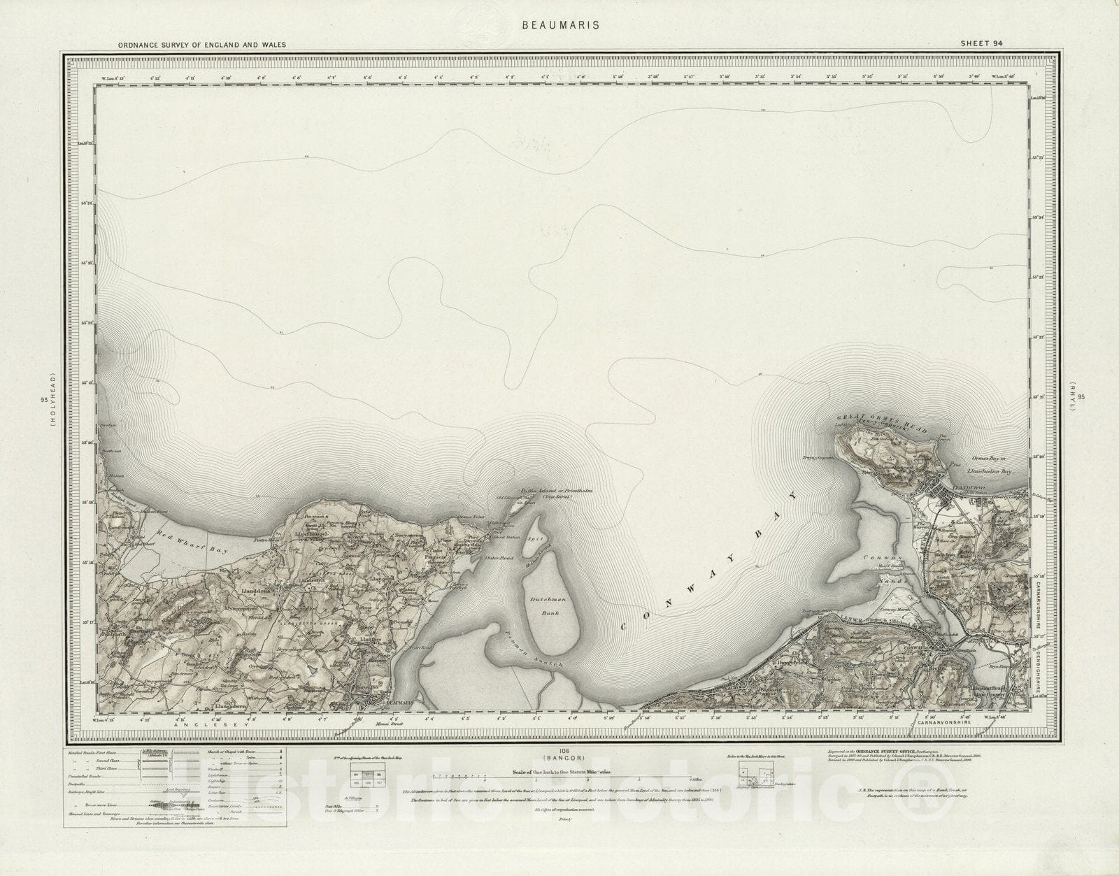 Historic Map : 94 Beaumaris (Hills) 1899 - Vintage Wall Art