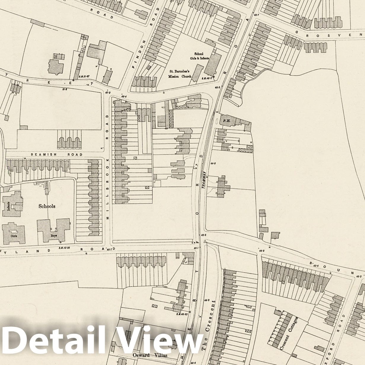 London - Sheet I.68, 1895 - Ordnance Survey Historic Map Print