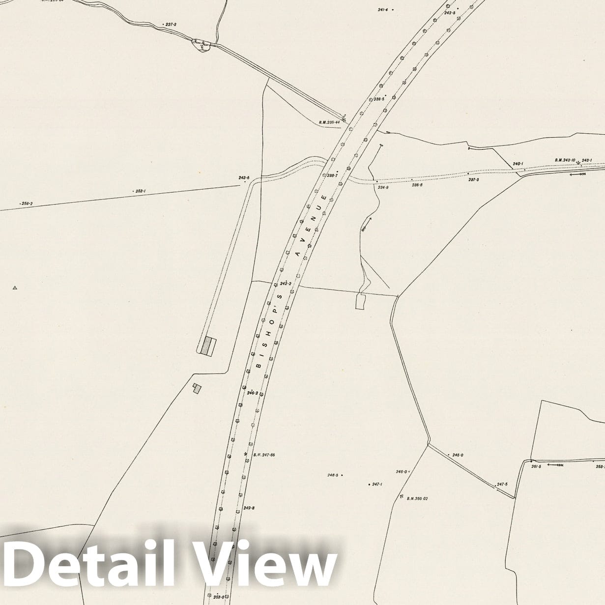 London, Sheet II.50 - Survey Map, 1895 - Ordnance Survey Historical Print