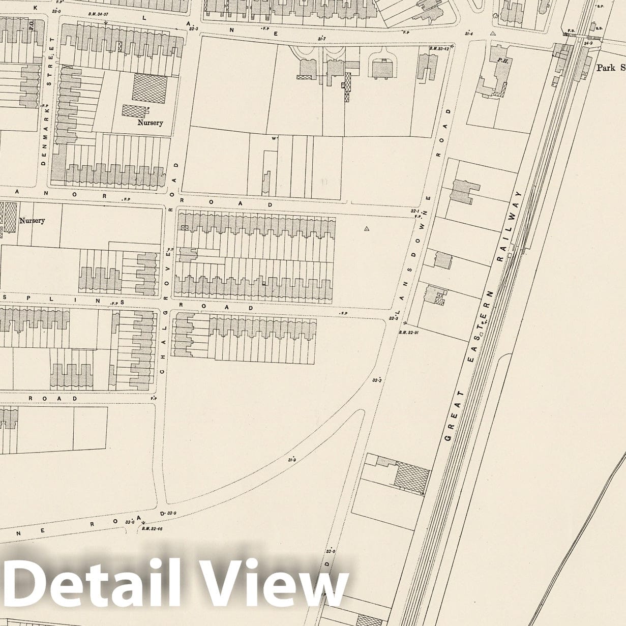 London, Sheet III.18 - Survey Map, 1895 - Ordnance Survey Historical Print