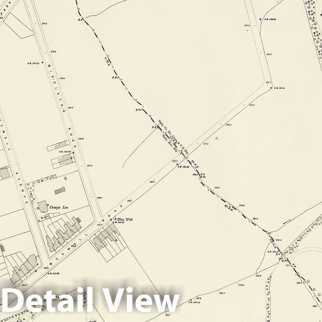 London, Sheet III.22 - Survey Map, 1895 - Ordnance Survey Historical Print