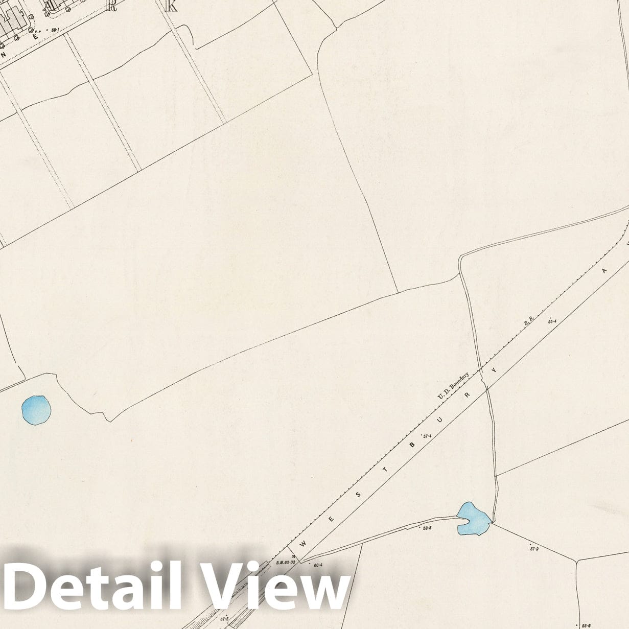 London, Sheet III.25 - Survey Map, 1895 - Ordnance Survey Historical Print