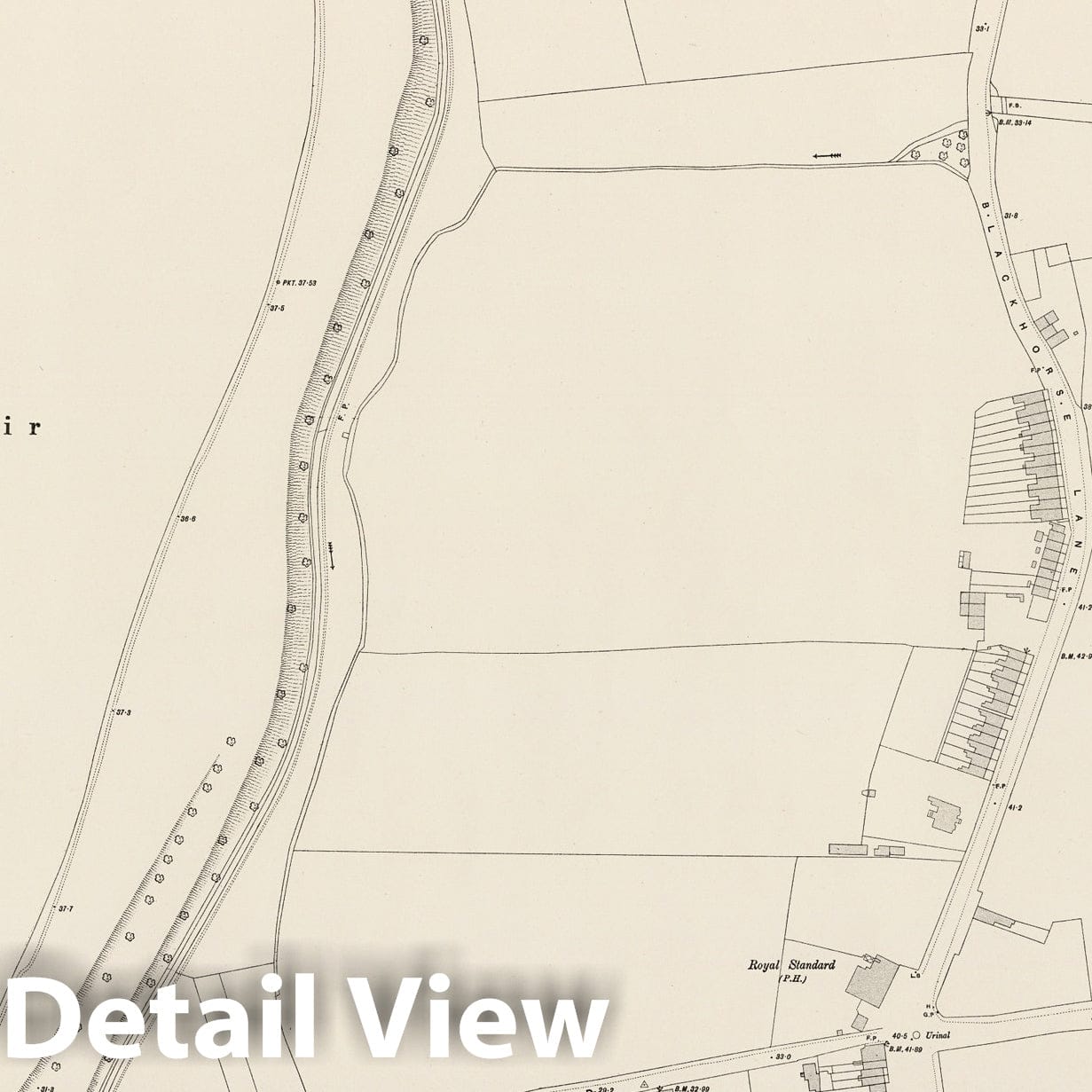 London Sheet III.39 - Survey Map, 1895 - Ordnance Survey Map Print