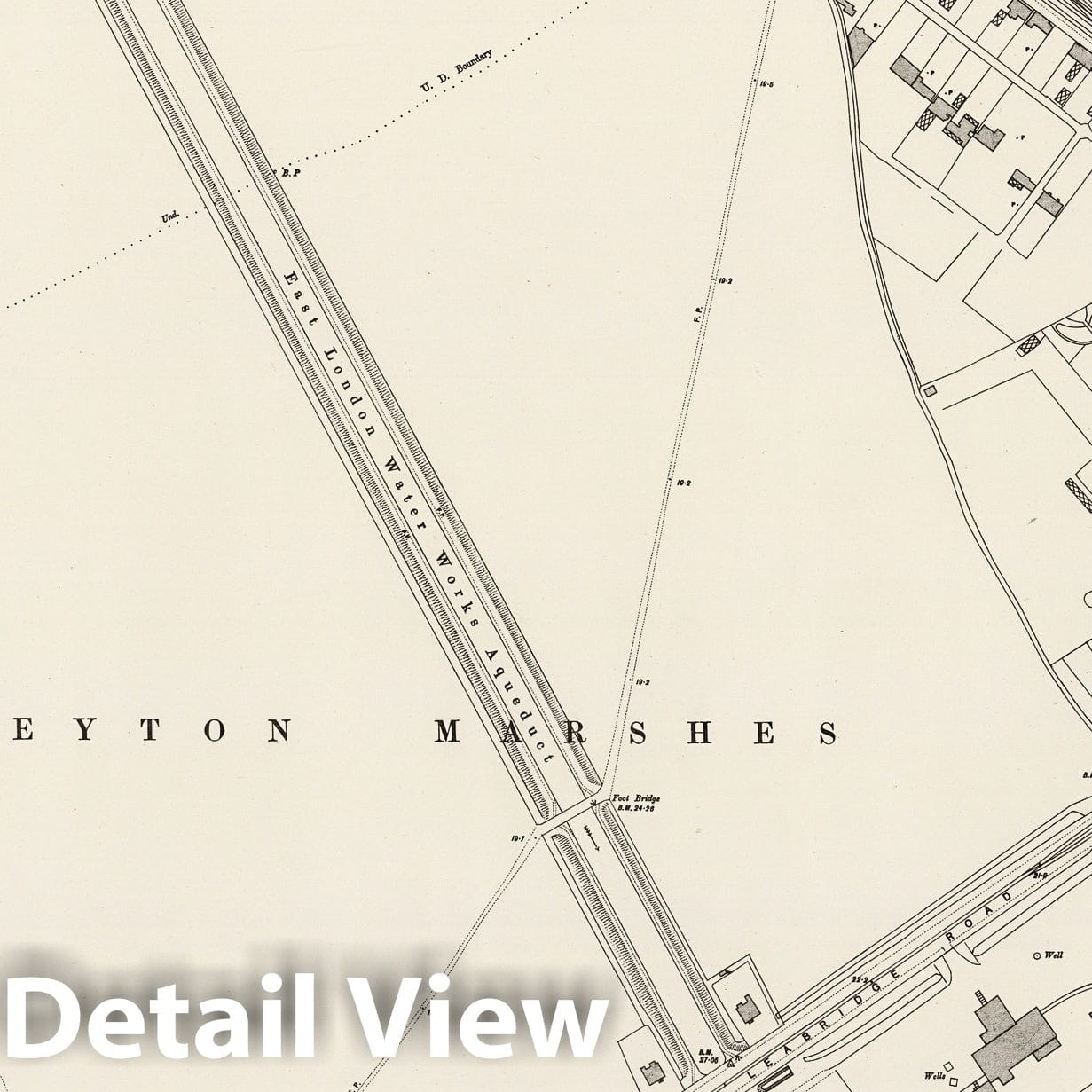 London, Sheet III.79 - Survey Map, 1895 - Historical Map Print