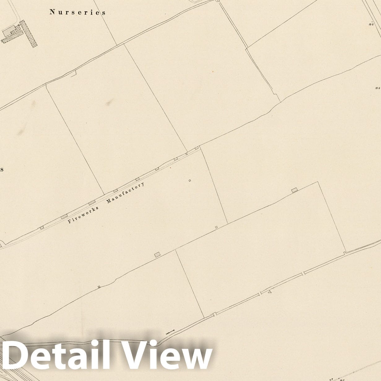 London, Sheet III.80 - Survey Map, 1895 - Ordnance Survey Historical Print