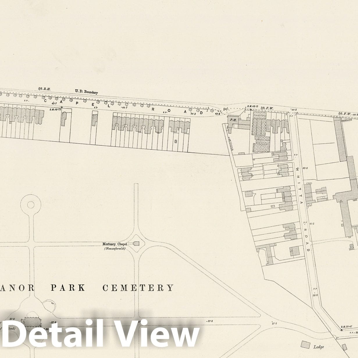 London, Sheet IV.95 - Survey Map, 1895 - Ordnance Survey Historical Print