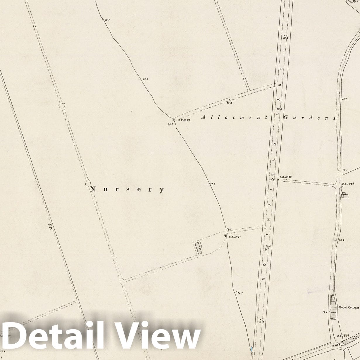 London - Sheet V.79, 1893 - Ordnance Survey Historical Map Print