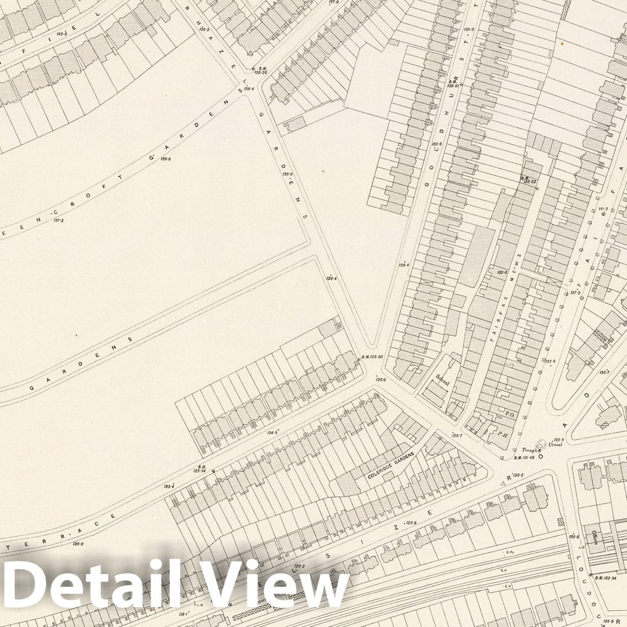 London, Sheet VI.19 - Ordnance Survey Survey Map, 1895 - Historical Map Print