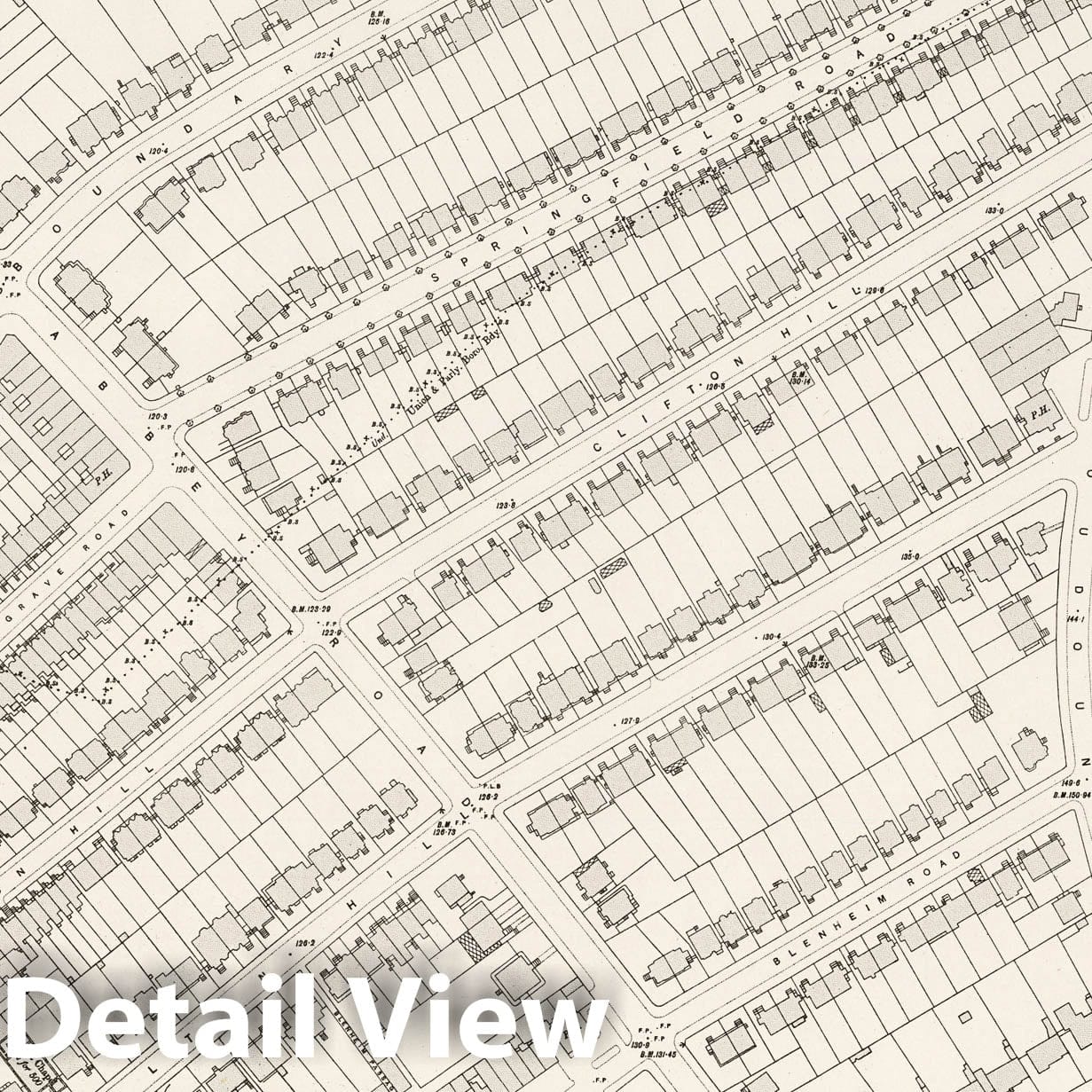 London, Sheet VI.29 - Survey Map, 1894 - Ordnance Survey Historical Print
