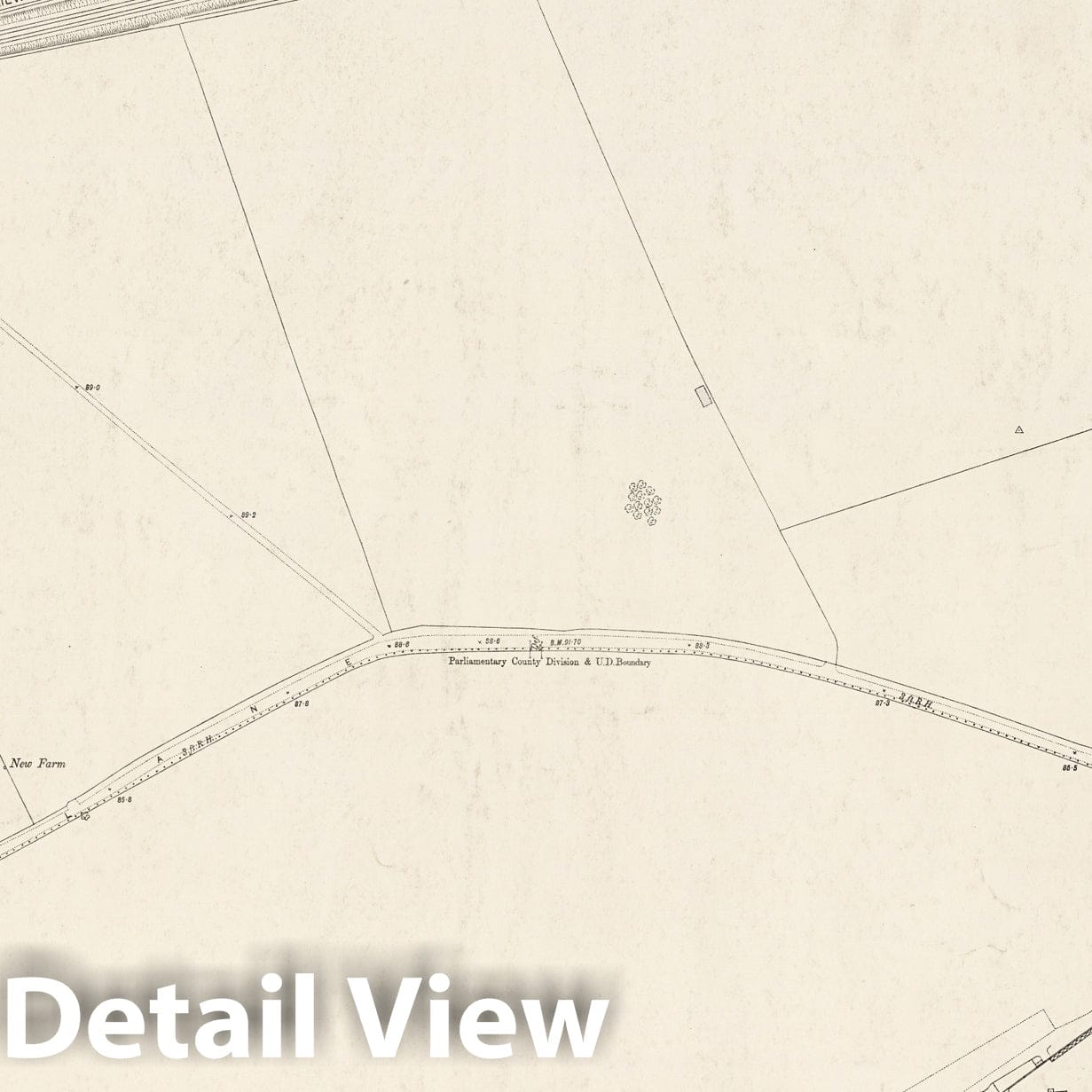 London, Sheet VI.81 - Survey Map, 1893 - Ordnance Survey Historical Print