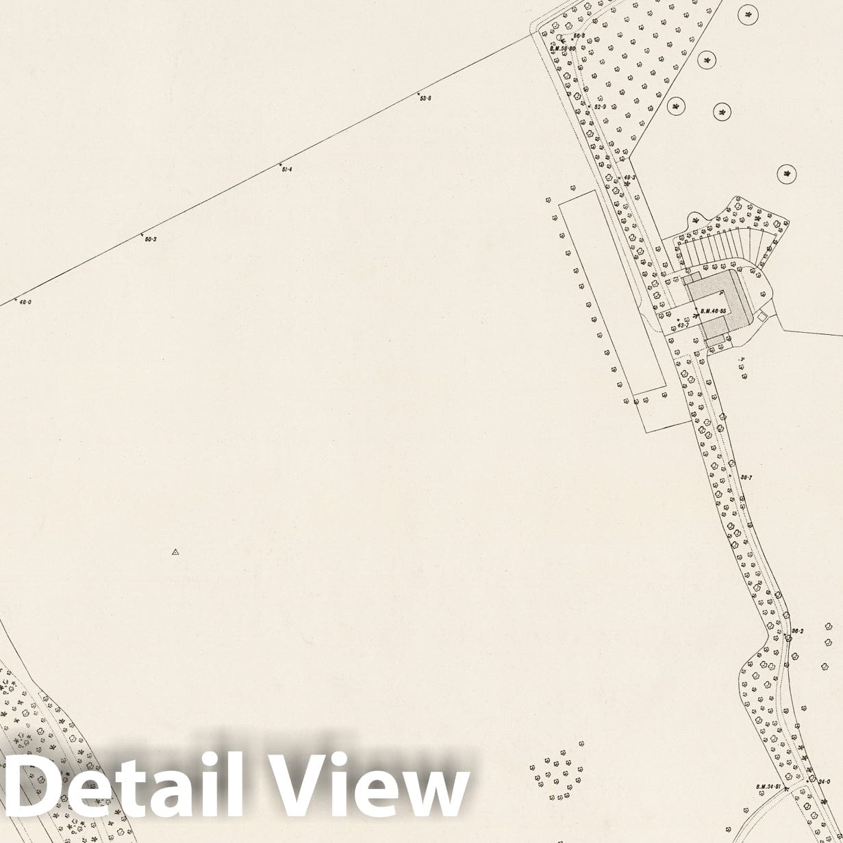 London - Survey Map, 1893 - Ordnance Survey Historical Map Print