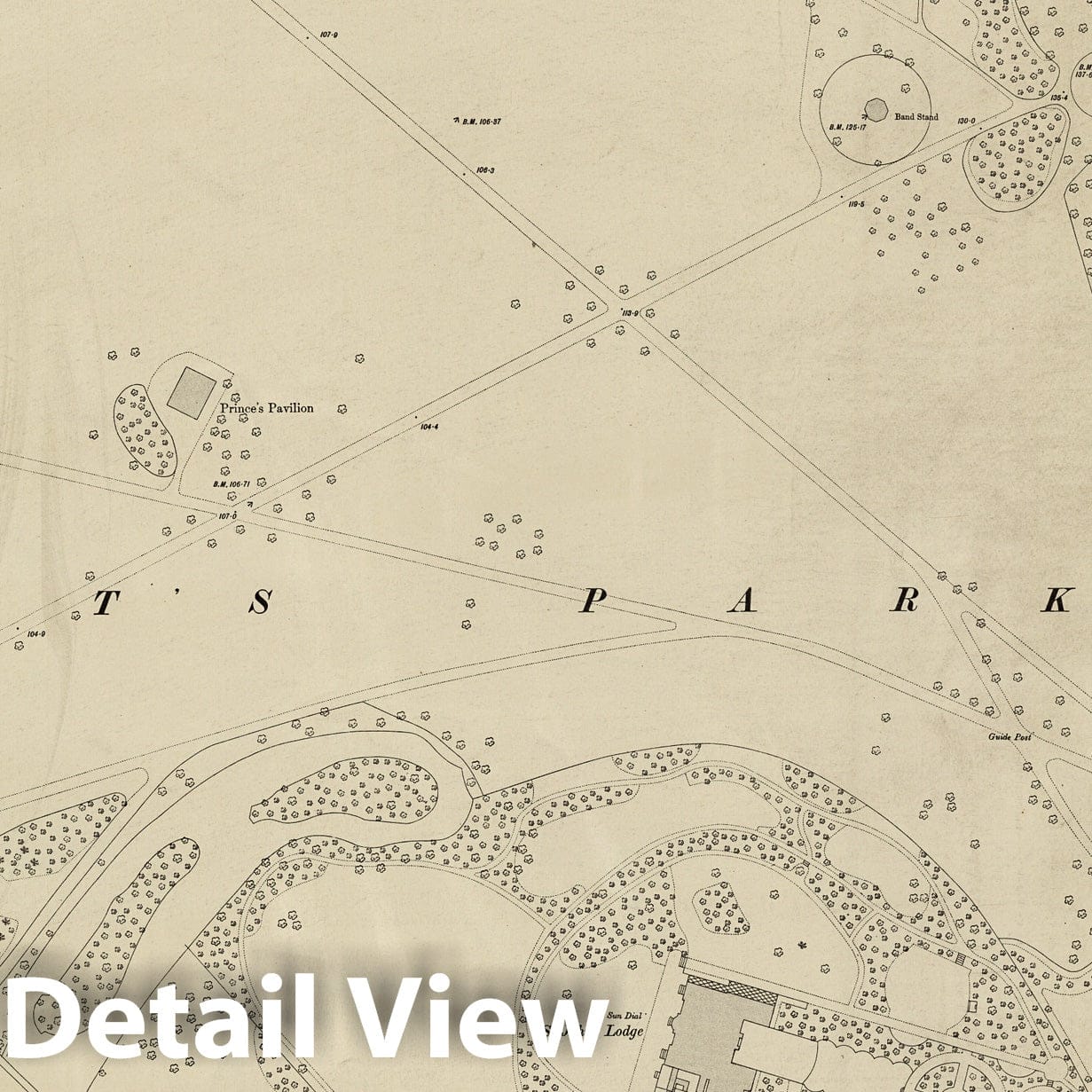 London, Sheet VII.31 - Survey Map, 1895 - Ordnance Survey Historical Print