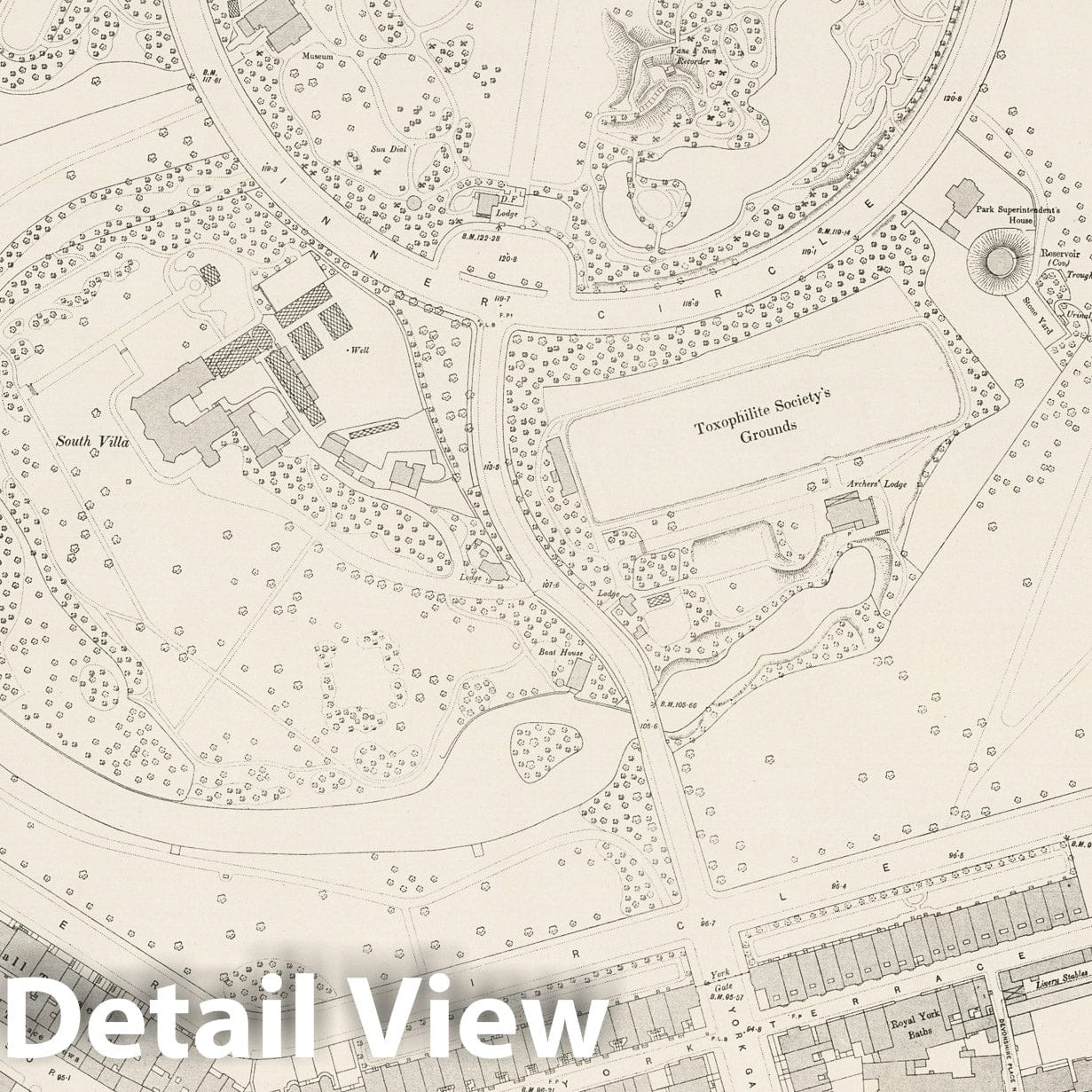 London, Sheet VII.41 - Survey Map, 1895 - Historical Map Print