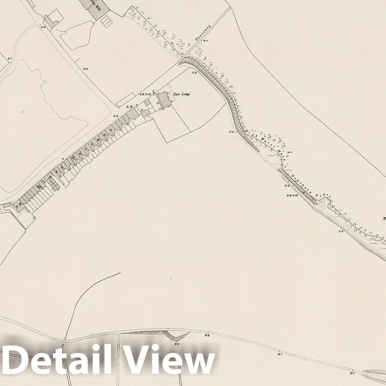 London, Sheet VIII.93 - Survey Map, 1895 - Ordnance Survey Historical Print