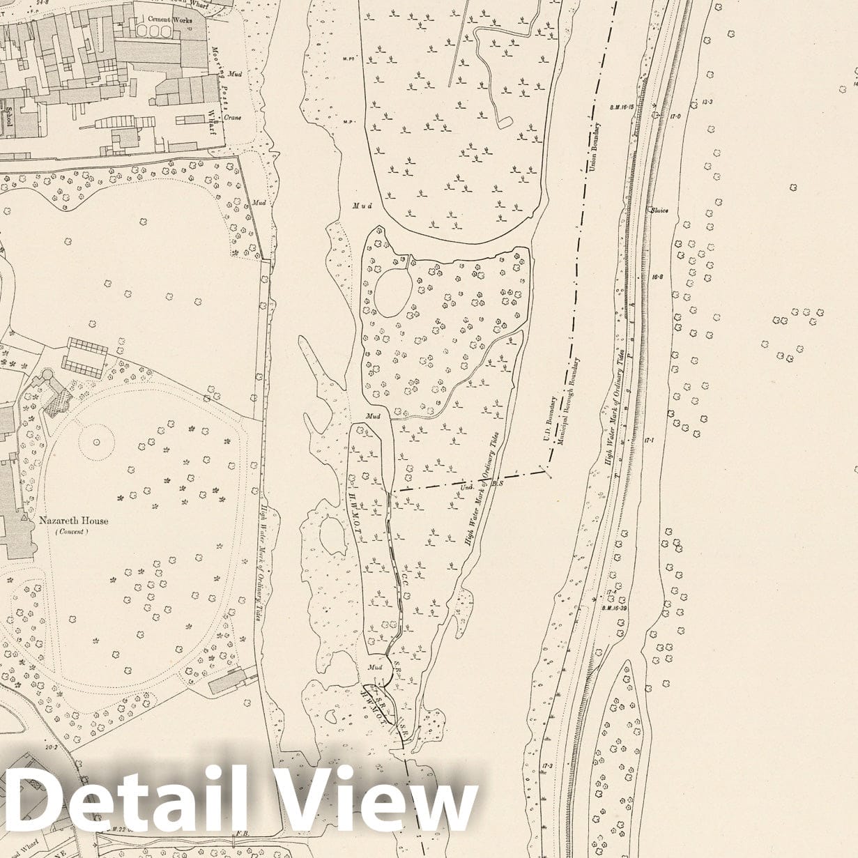 London, Sheet IX.49 - Survey Map, 1894 - Ordnance Survey Historical Print