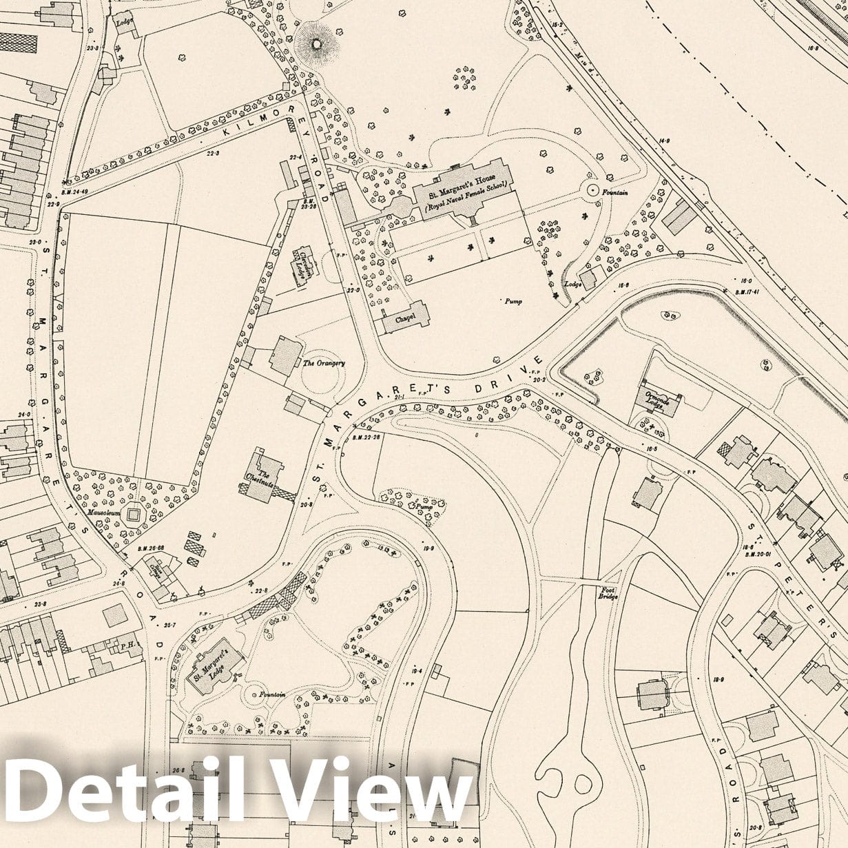 London, Sheet IX.59 - Survey Map, 1894 - Historical Map Print
