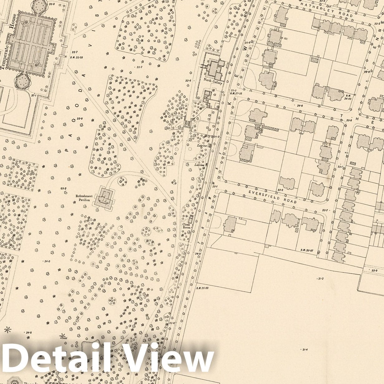 London, Sheet X.31 - Survey Map, 1896 - Historical Map Print