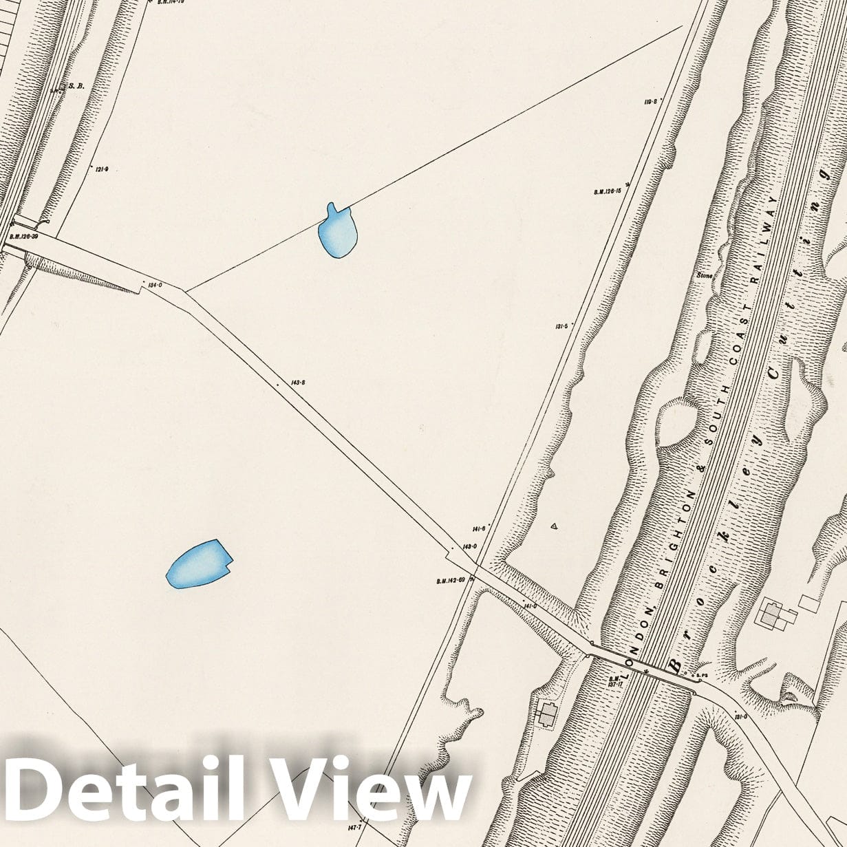 London Sheet XI.69 - 1895 Ordnance Survey Map Print