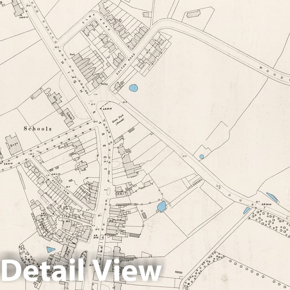 London, Sheet XI.76 - Survey Map, 1895 - Historical Map Print