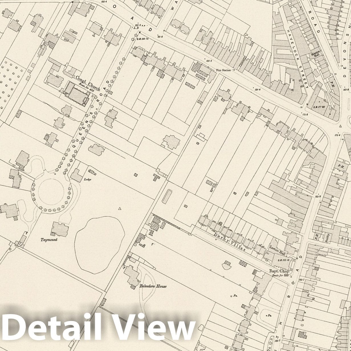 London Sheet XI.98 - 1895 Ordnance Survey Map Print