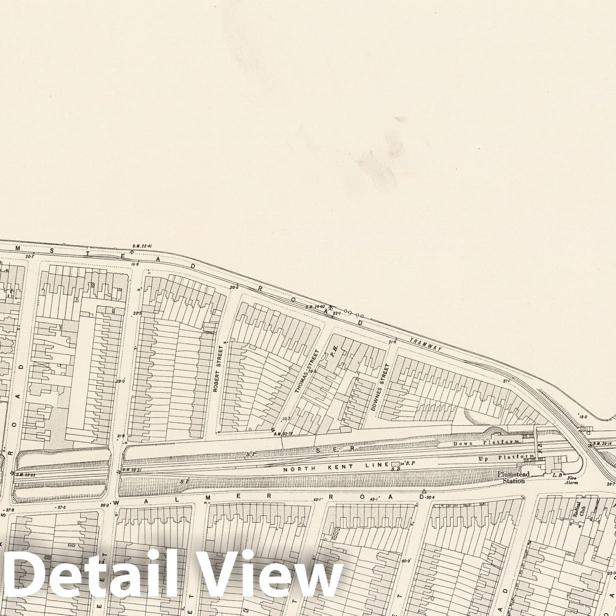 London, Sheet XII.8 - Survey Map, 1896 - Ordnance Survey Historical Print