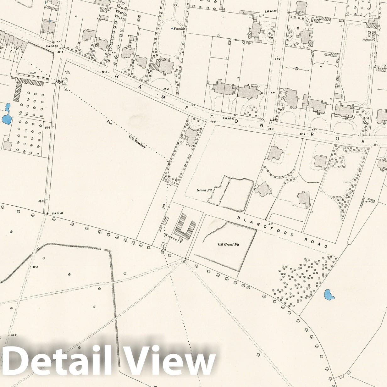 London, Sheet XIII.17 - Survey Map, 1894 - Historical Map Print
