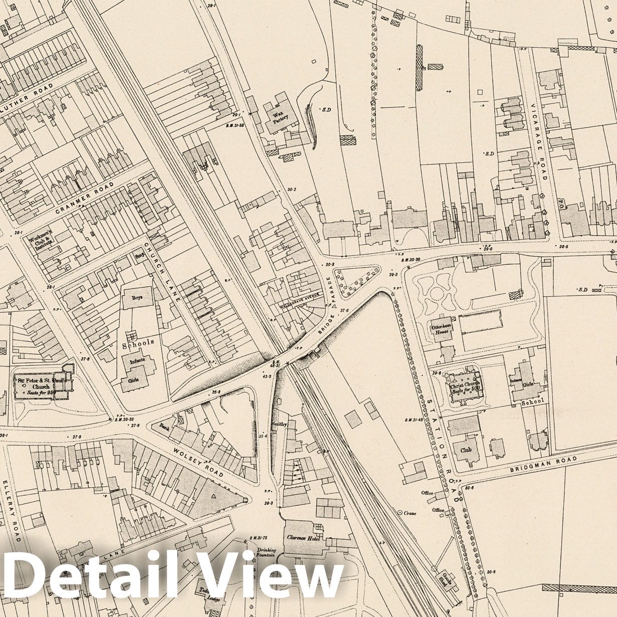 London, Sheet XIII.18 - Survey Map, 1894 - Ordnance Survey Historical Print