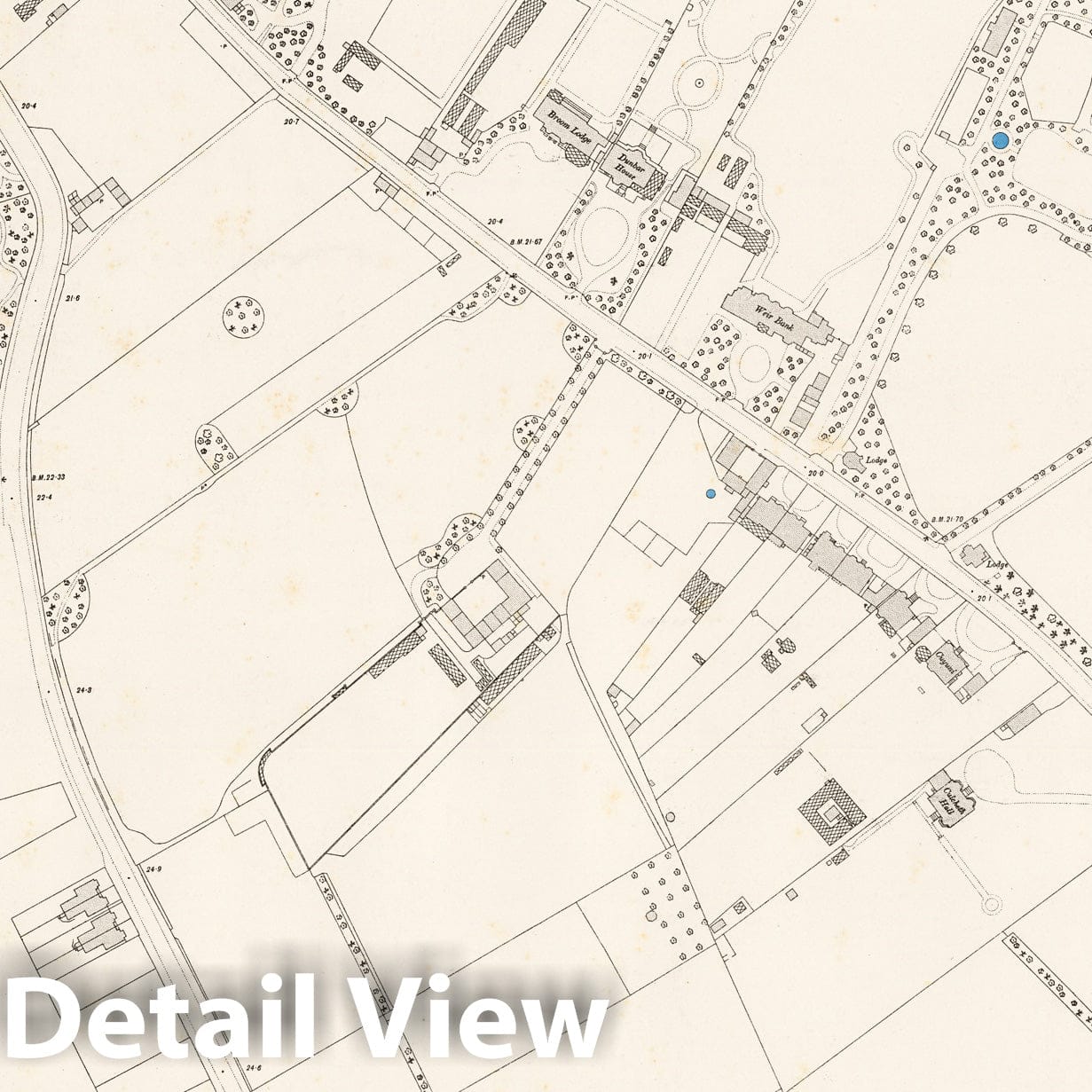 London, Sheet XIII.19 - Survey Map, 1894 - Ordnance Survey Historical Print