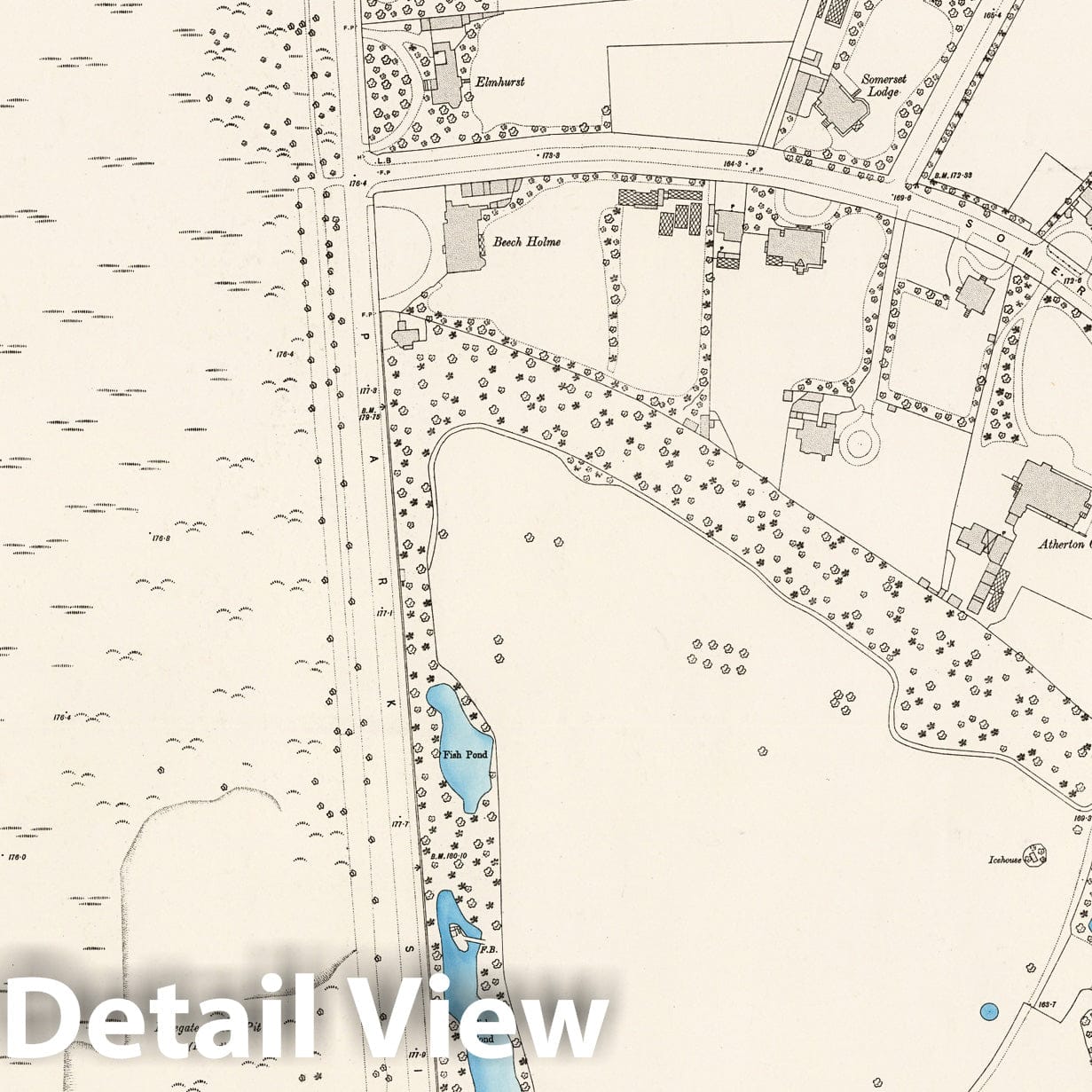 London, Sheet XIV.6 - Ordnance Survey Map, 1895 - Historical Map Print