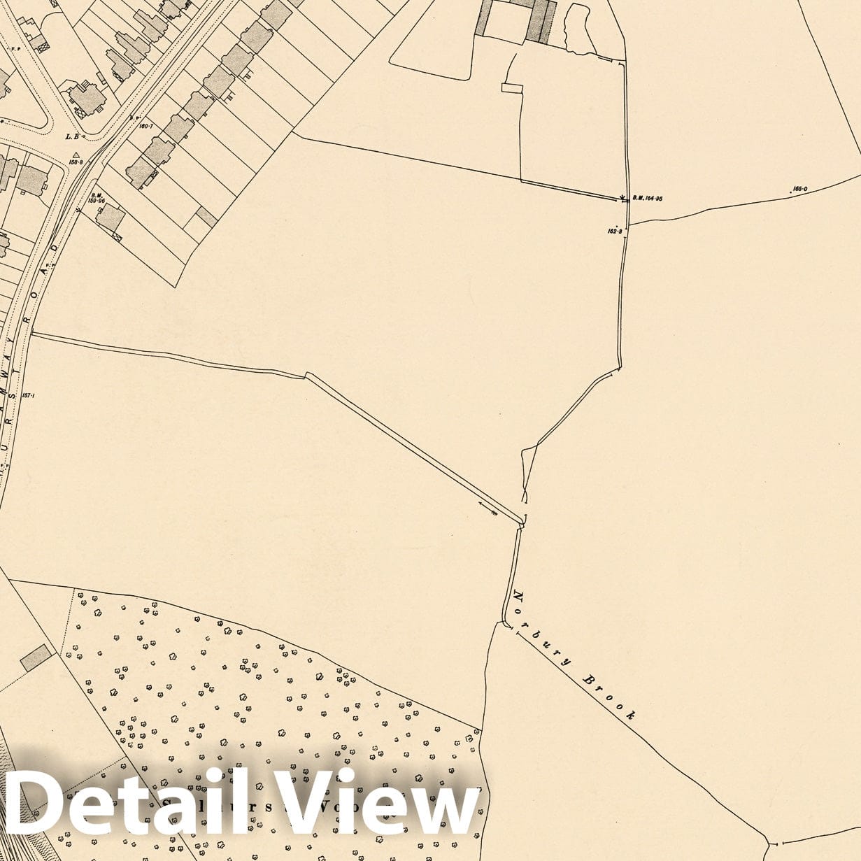 London, Sheet XV.76 - Survey Map, 1896 - Historical Map Print