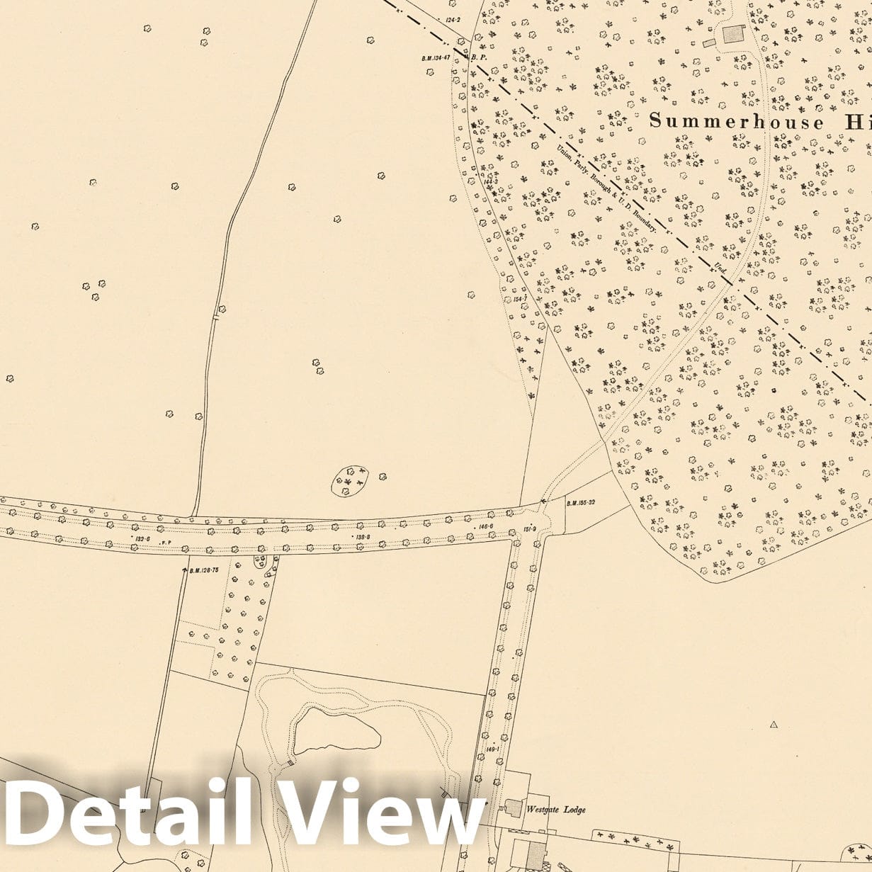 London, Sheet XVI.31 - Survey Map, 1896 - Ordnance Survey Historical Print