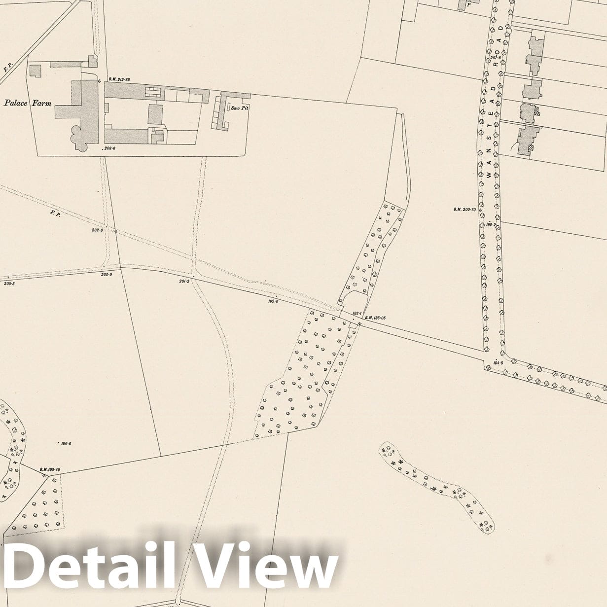 London, Sheet XVI.54 - Survey Map, 1895 - Ordnance Survey Historical Print