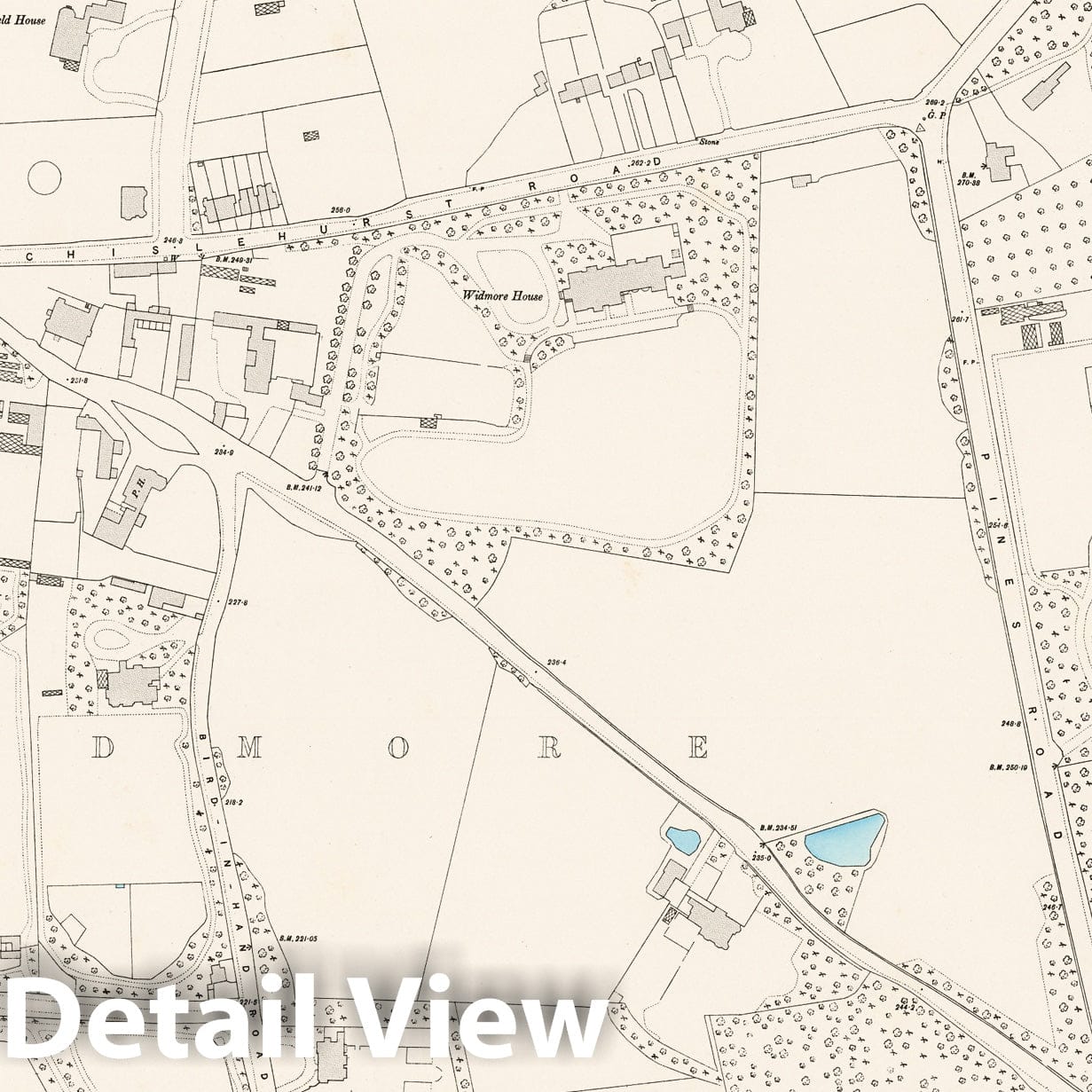 London, Sheet XVI.55 - Survey Map, 1895 - Ordnance Survey Historical Map Print