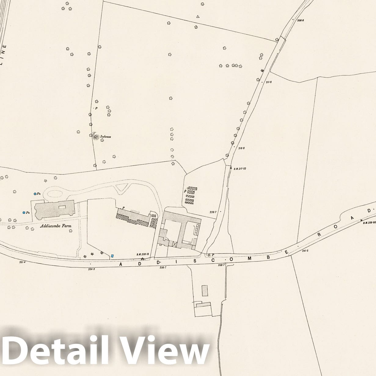 London, Sheet XVII.7 - Survey Map, 1895 - Ordnance Survey Print