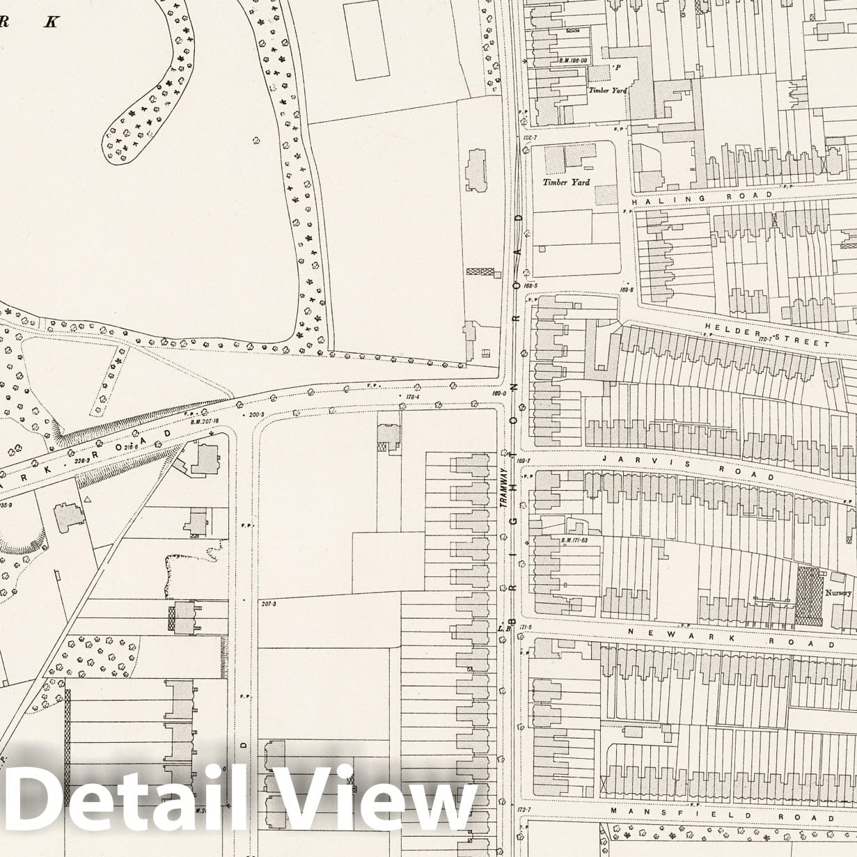 London, England - Sheet XVII.35, 1895 - Ordnance Survey Historical Map Print