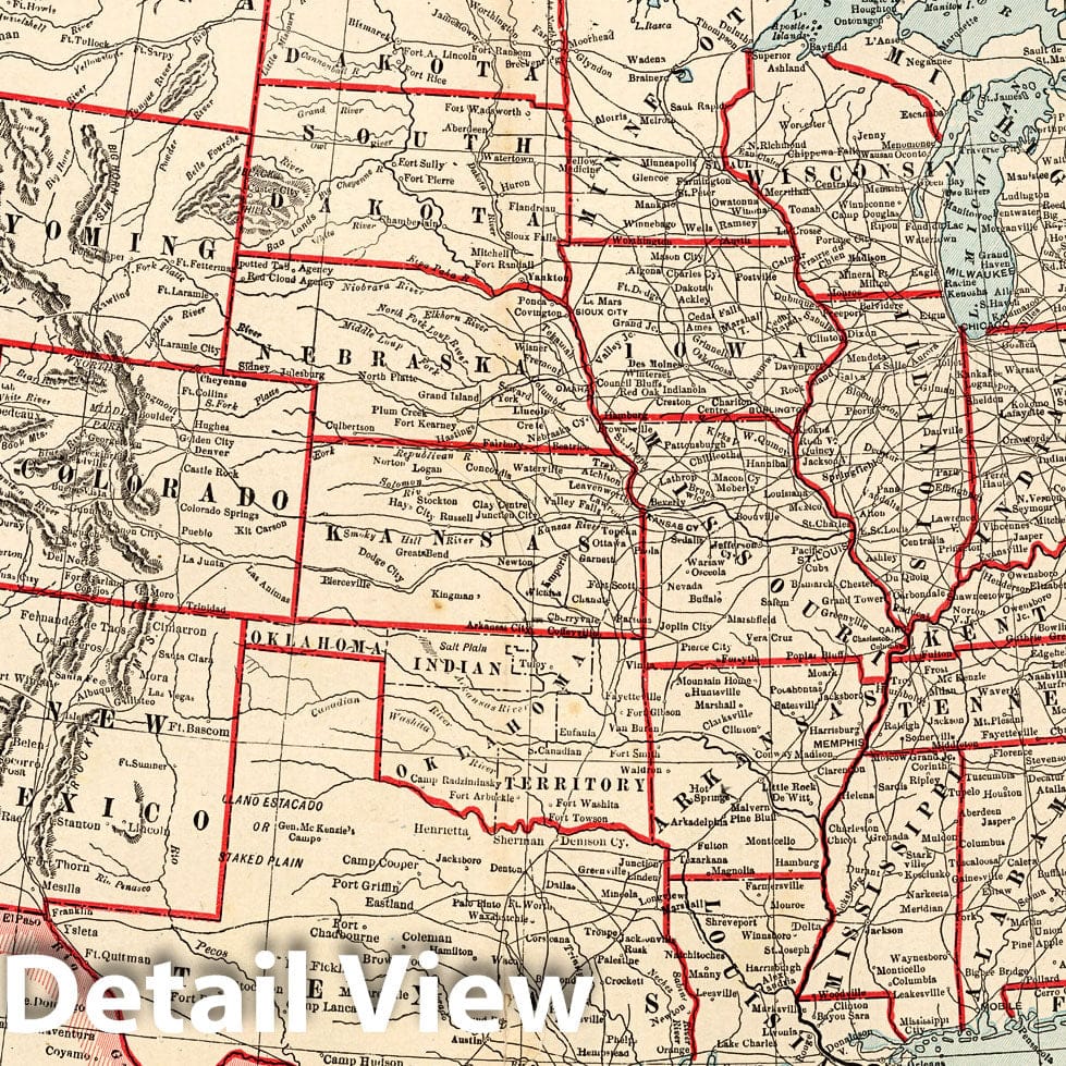 United States - Boundary Map, 1893 - Columbian World's Fair Atlas