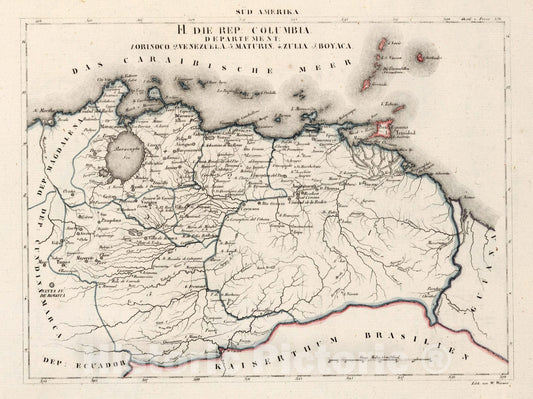 Historic Map : H. Die Rep. Columbia 1830 v1