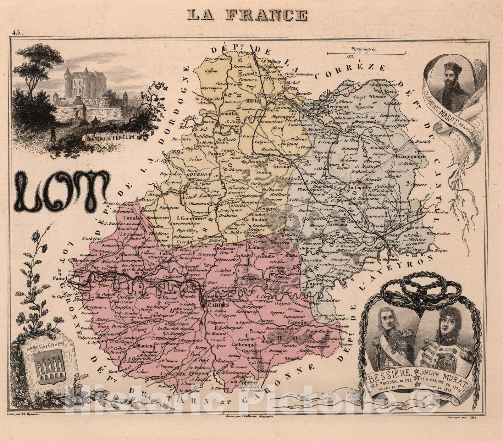 Historic Map : Lot. 1869 - Vintage Wall Art